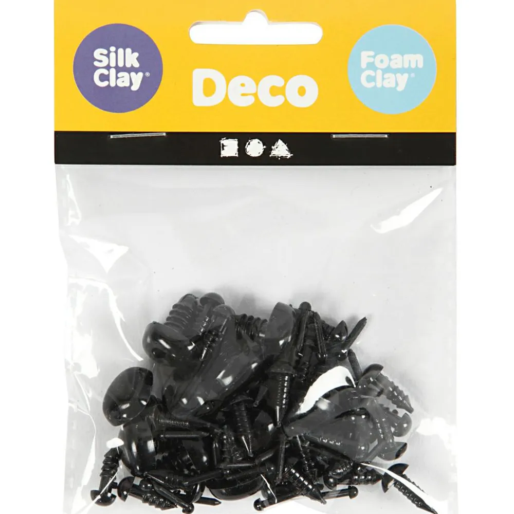 Sale Creativ Company Dekorationsdele - Øjne + snuder, 20 sæt