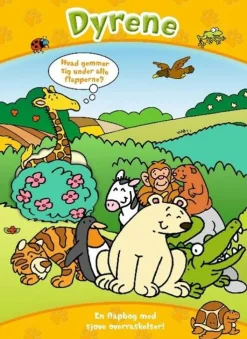 Sale Forlaget Bolden Den store flapbog: Dyrene