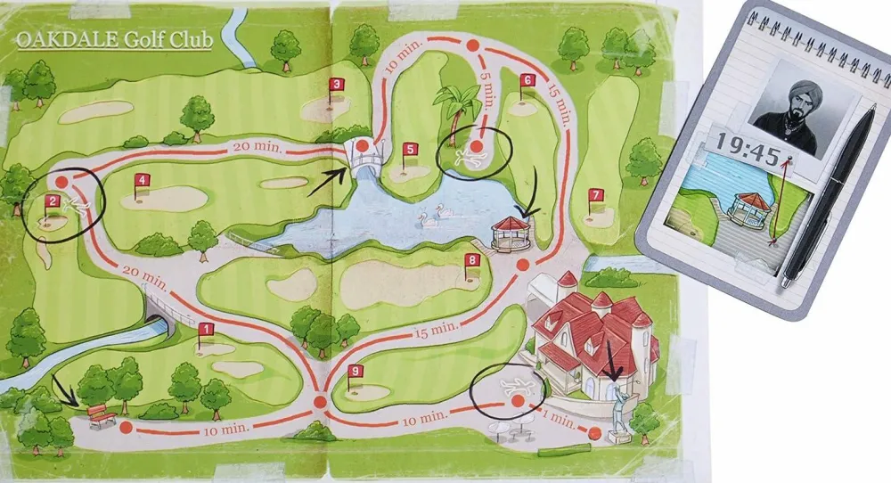 Hot Haba Detektivspil The Key - Mord i golfklubben