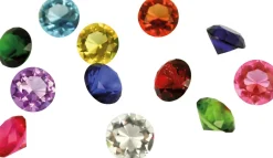 Diamanter Ø3 cm. - Multi - 12 stk