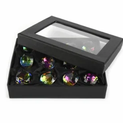 Clearance Diamanter Ø3 cm. - Regnbue - 12 stk