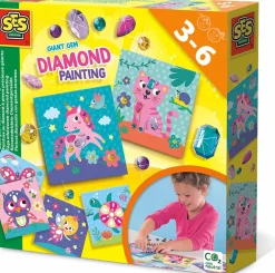 Online SES Creative Diamantmosaik til små fingre