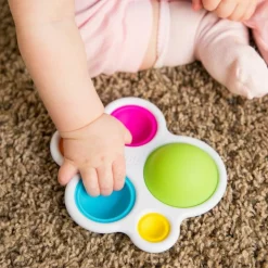 Hot Fat Brain Toys Dimpl - Boblepanel regnbue