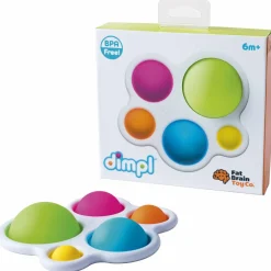 Hot Fat Brain Toys Dimpl - Boblepanel regnbue