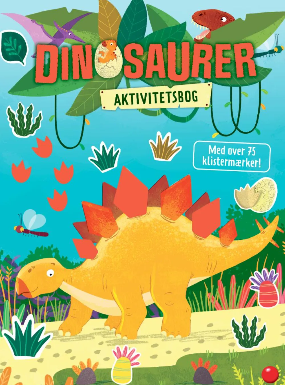 Clearance Forlaget Bolden Dinosaurer aktivitetsbog - Med 75+ klistermærker