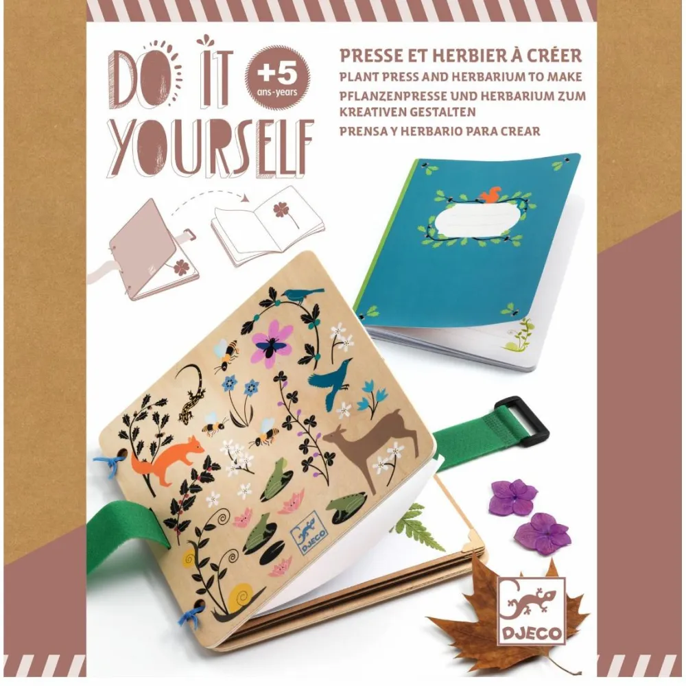 Clearance Djeco DIY - Lav din egen blomsterpresse