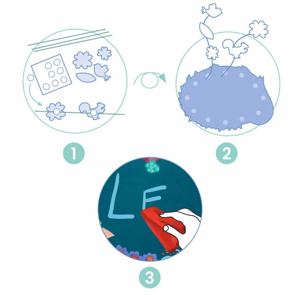 Best Djeco DIY navneskilt - Skoven