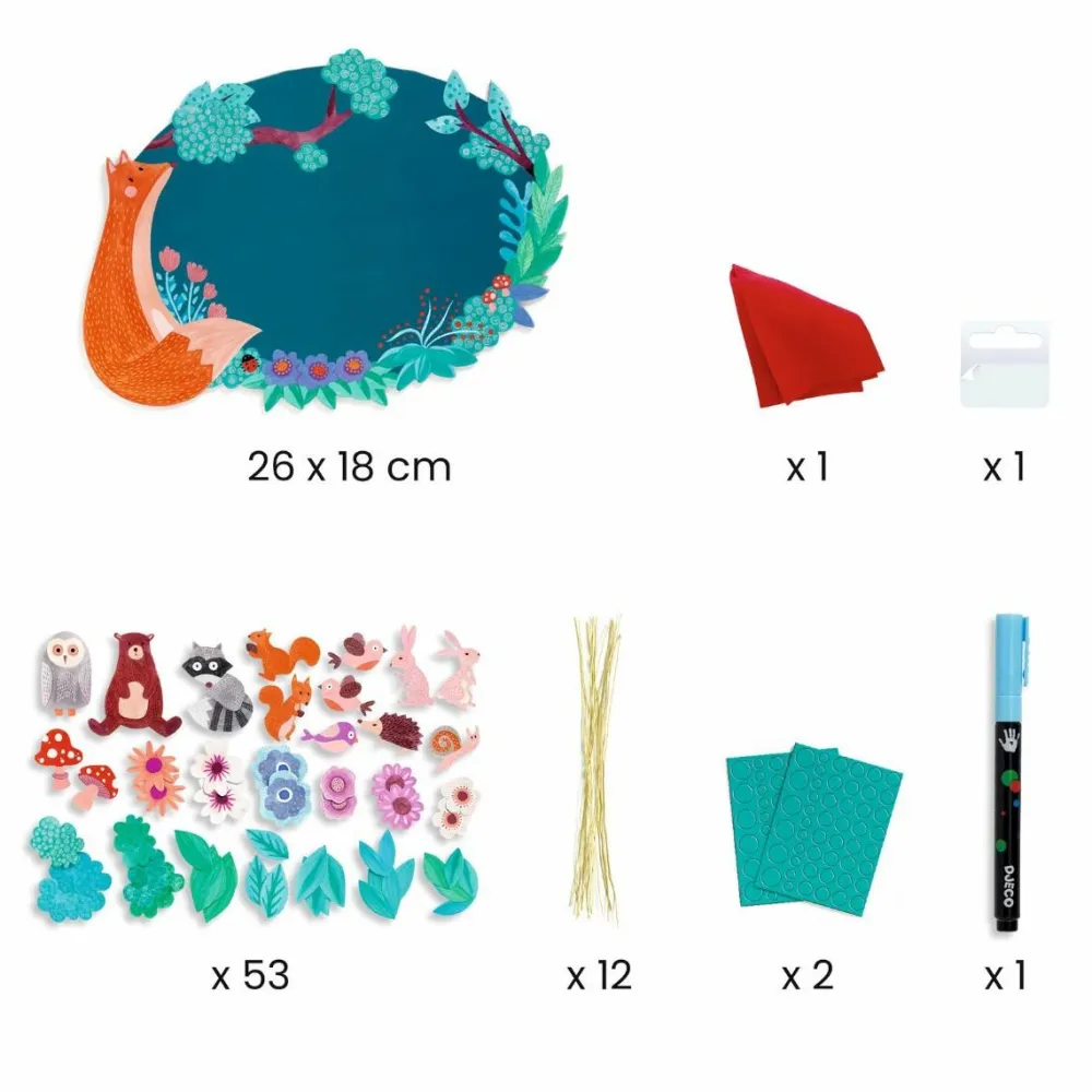 Best Djeco DIY navneskilt - Skoven