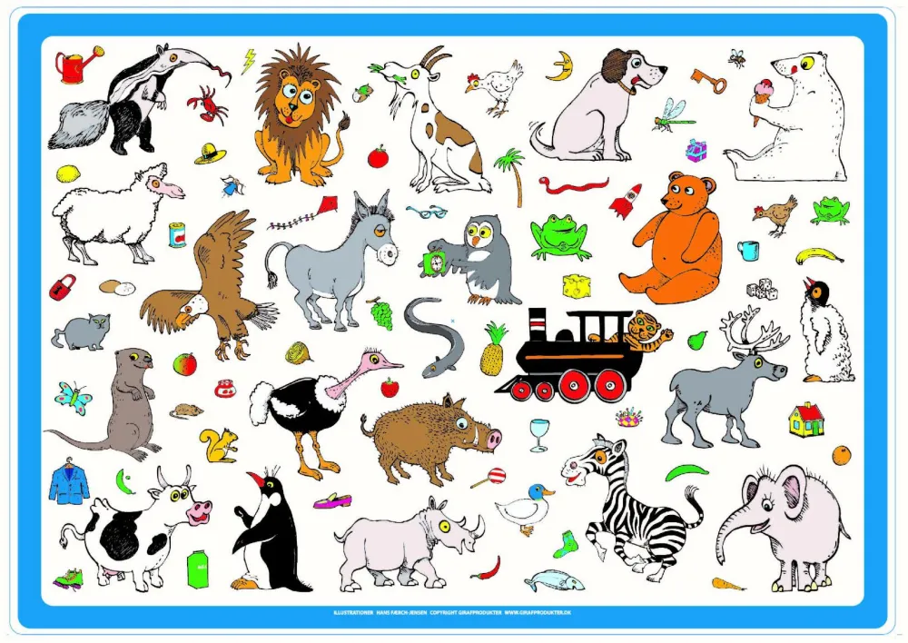 Clearance Dækkeserviet - Dyr