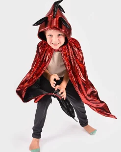 Clearance Den Goda Fen Dragekappe - Rød, str. 3-8 år