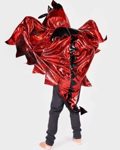 Clearance Den Goda Fen Dragekappe - Rød, str. 3-8 år