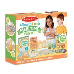 Clearance Melissa & Doug Dukke tilbehør - Spisetid, 24 dele