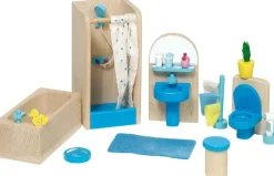 Discount goki Dukkehus tilbehør - Badeværelse, moderne
