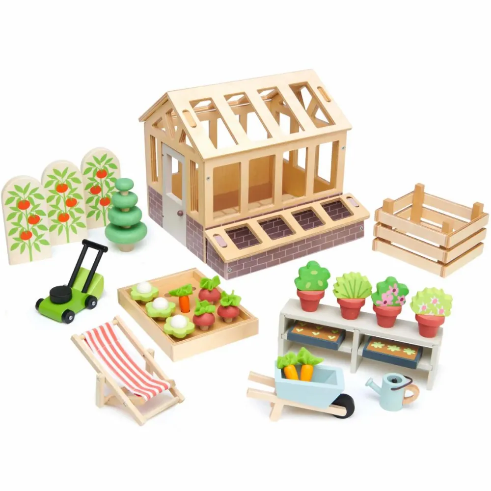 Clearance Tender Leaf Dukkehus tilbehør - Drivhus