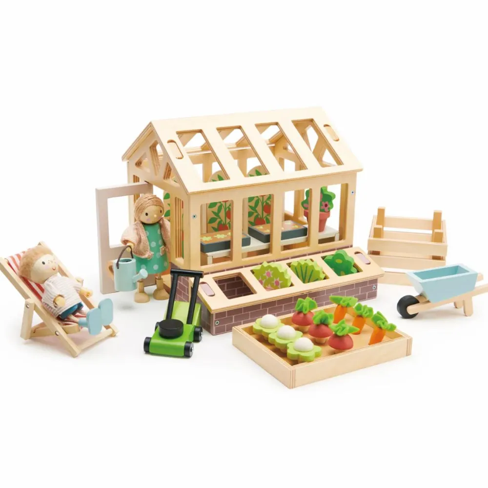 Clearance Tender Leaf Dukkehus tilbehør - Drivhus