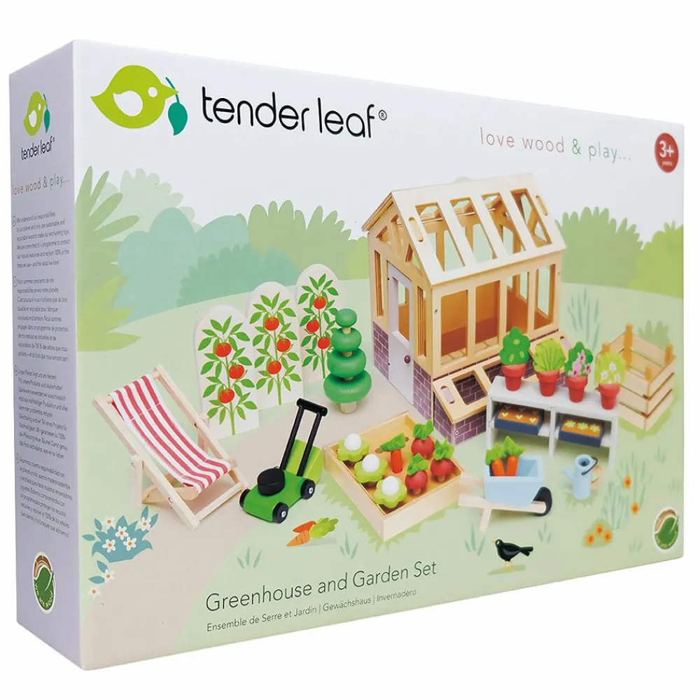 Clearance Tender Leaf Dukkehus tilbehør - Drivhus