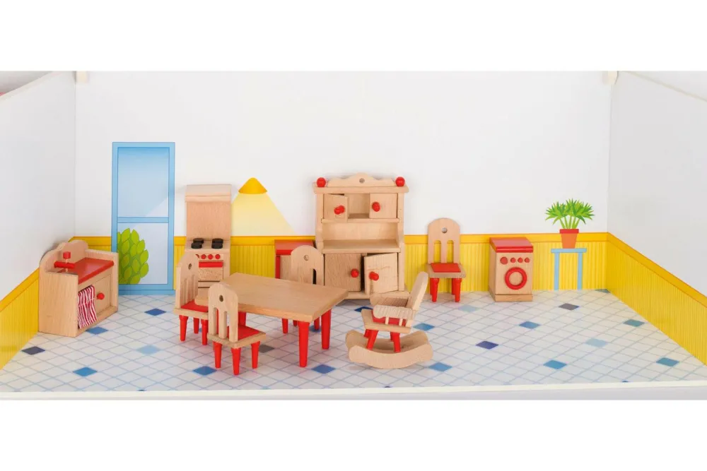 Hot goki Dukkehus tilbehør - Køkken, klassisk