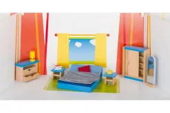 Discount goki Dukkehus tilbehør - Soveværelse, moderne