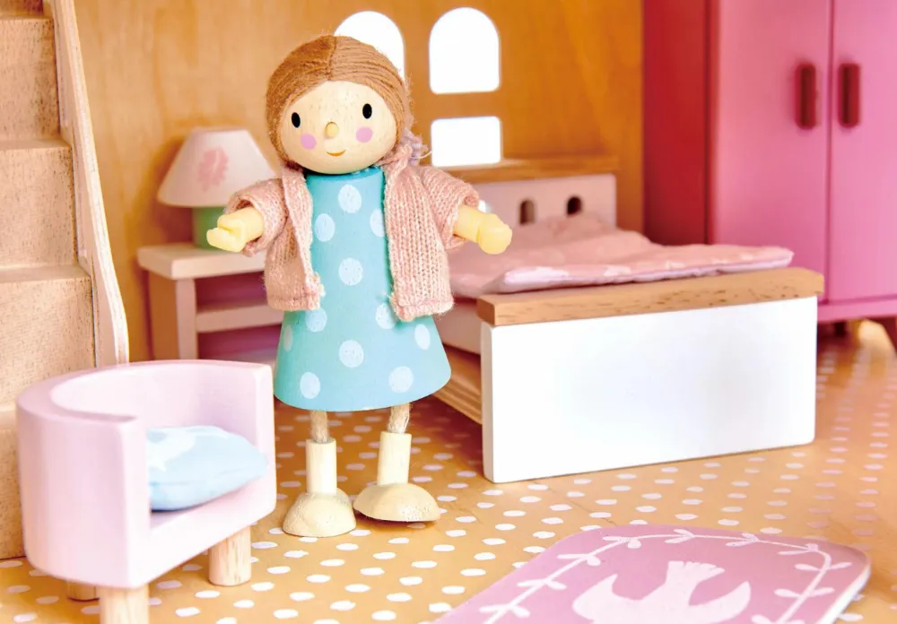 Discount Tender Leaf Dukkehusfigur - Fru Goodwood og baby