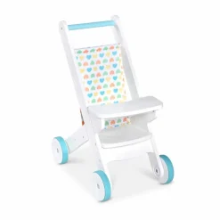 Clearance Melissa & Doug Dukkeklapvogn af træ