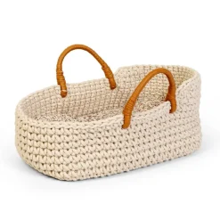 byASTRUP Dukkelift strikket kurv - til dukke 30 cm