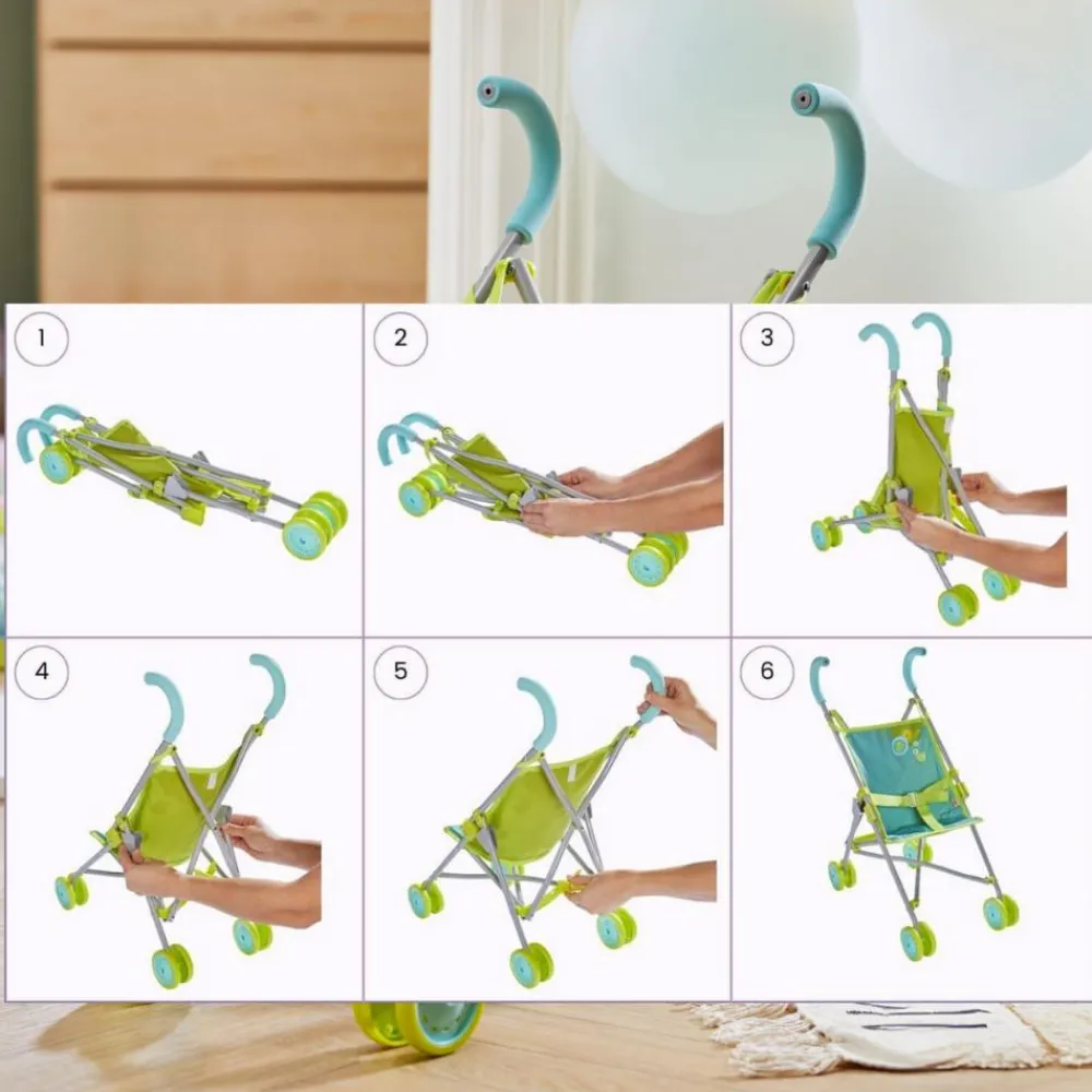 Haba Dukke-paraplyklapvogn "Sommer"