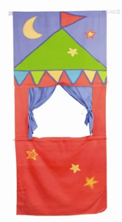 New Egmont Toys Dukketeater til døråbning - Stjerner (165 x 70 cm)