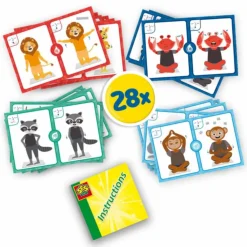 Outlet SES Creative Dyreyoga med 28 kort