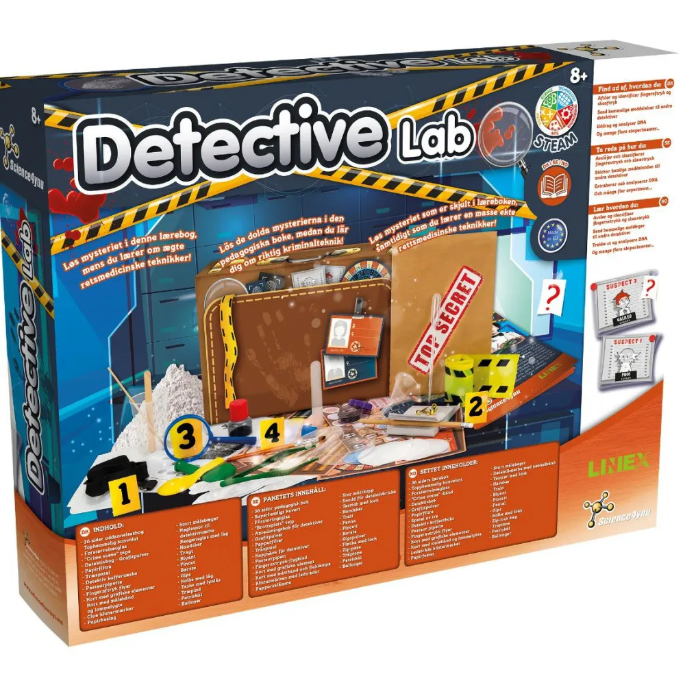Discount Eksperimentsæt - Detektiv laboratoriet