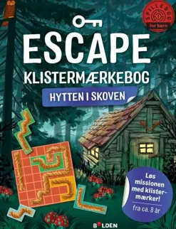 New Forlaget Bolden Escape klistermærkebog - Hytten i skoven