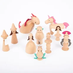 tickit® Eventyrkarakterer - Træfigurer, 10 stk
