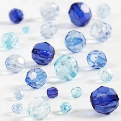 Best Creativ Company Facetperlemix - Blå, 45 gr.