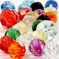 Best Creativ Company Facetperlemix - Blandede farver, 75 gr.