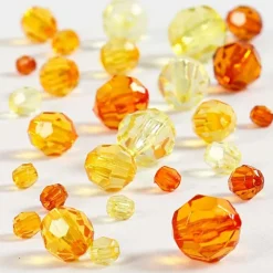 Clearance Creativ Company Facetperlemix - Gul, 45 gr.