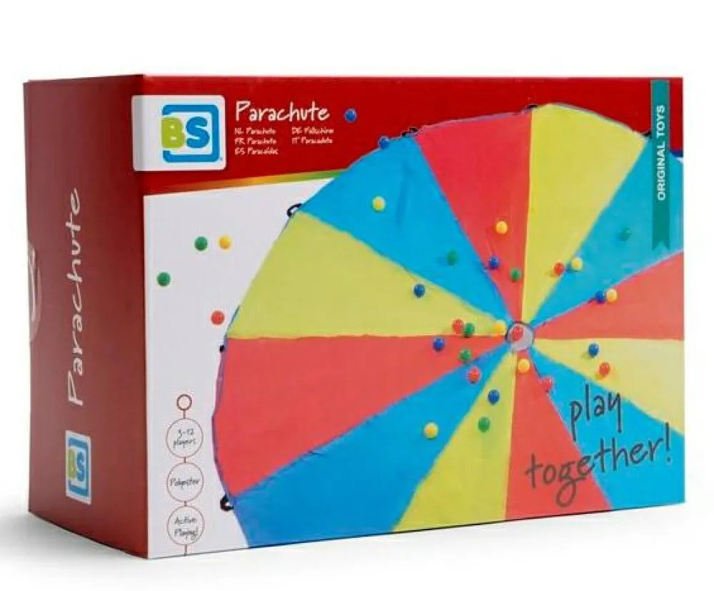 New BS Toys Faldskærm Ø 3 M - Inkl. 24 bolde