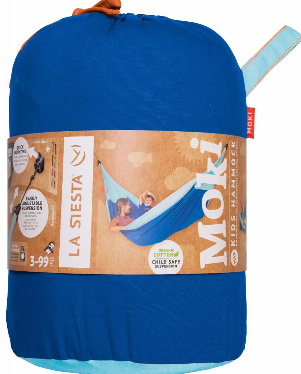 Discount La Siesta Familie- og terapihængekøje i økologisk bomuld