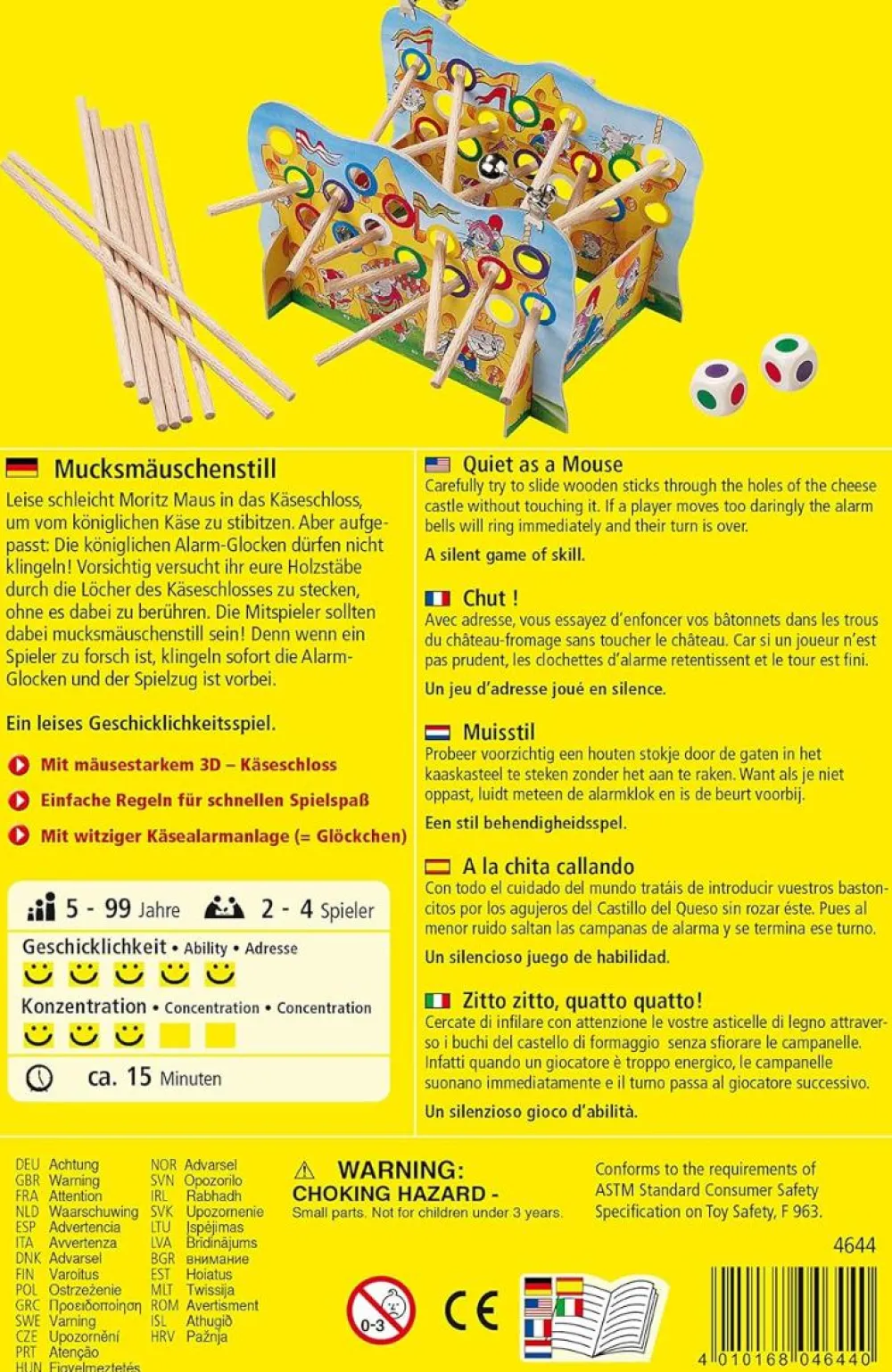 Hot Haba Familiespil - Stille som en mus