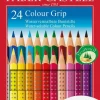 Faber-Castell Farveblyanter Grip 24 stk