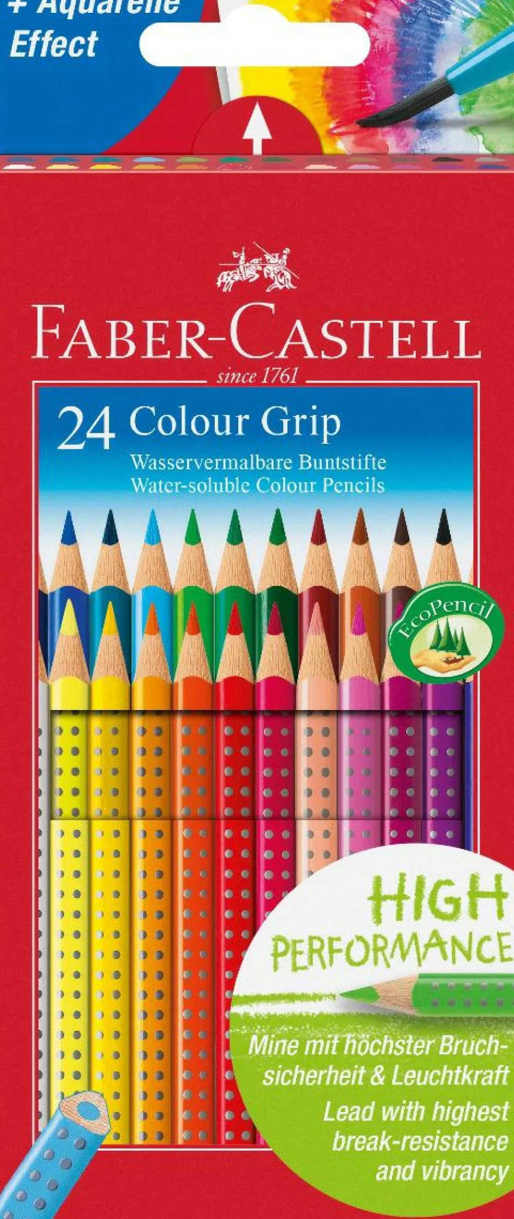 Faber-Castell Farveblyanter Grip 24 stk