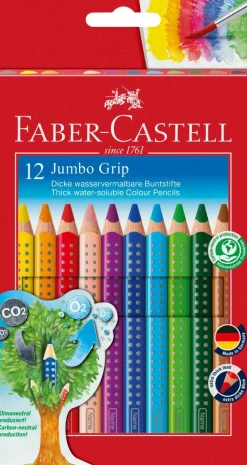 Clearance Faber-Castell Farveblyanter Jumbo Grip 12 stk