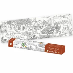 Best Moulin Roty Farvelægningsplakat 1,5 meter - Haveliv