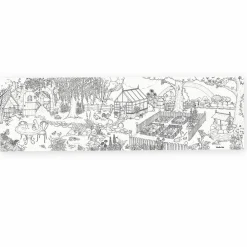 Best Moulin Roty Farvelægningsplakat 1,5 meter - Haveliv