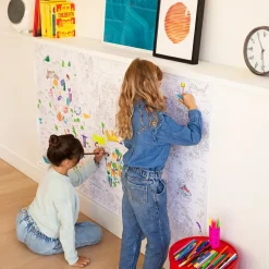 Sale Farvelægningsplakat XXL - Verdenskort