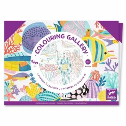 Online Djeco Farvelægningsplakater - Japan, 3 stk