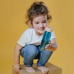 Sale Fascinationsflaske - Turkis glitter