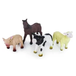Green Rubber Toys Figurer i naturgummi - Bondegårdsdyr