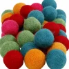 New Creativ Company Filtkugler - Kulørt, 64 stk