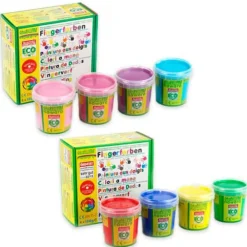 Online ökoNORM Fingermaling - 4 x 150 gram