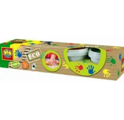 Online SES Creative Fingermaling - 4 x 100 ml - Basisfarver