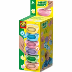 Discount SES Creative Fingermaling - 6 x 45 ml - Pastel